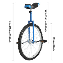 24'' Height-Adjustable Unicycle