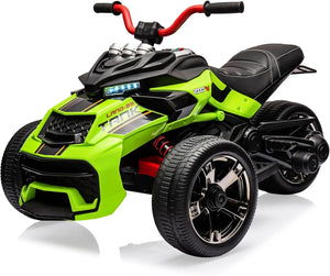 12V Kids Ride On ATV 3 Wheeler Led Lights