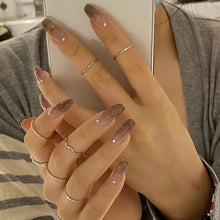 24pcs Mid Length Removable Wear Full Cover Nails
