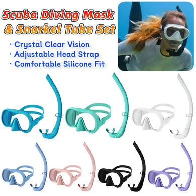 Adjustable Anti-Fog Breathing Snorkel Set