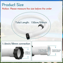 Pool Pump Hose Quick-Connect Flexible Replacement Hose