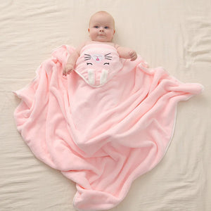 Baby Hooded Towels Swaddle Wrap