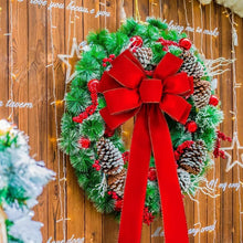 Large Red Outdoor Christmas Bow