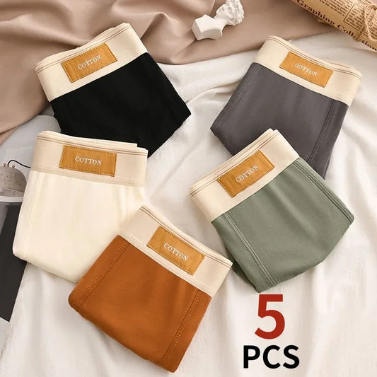 5-Pack Cotton Breathable Boxer Shorts