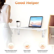 60*40cm Wall Mounted Floating Computer Work Table