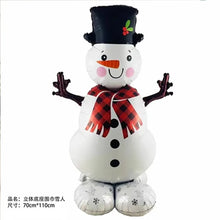 3PCS Christmas Inflatable Toy Balloon Soldier Snowman