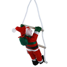 Santa Claus Climbing Ladder Hanging Christmas Tree Decoration