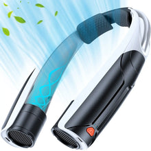 Portable Personal Rechargeable Double Switch Hands Free 6 Speed Neck Fan
