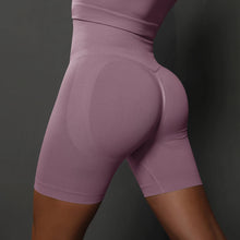 Seamless High Waist Sports Shorts