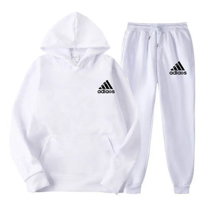 Hooded Top and Sweatpants Two-piece Set