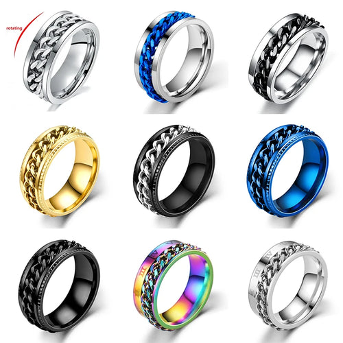 Titanium Steel Rotatable Chain Ring