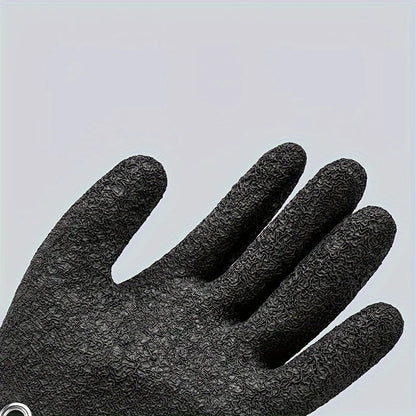 Magnet Release Anti-slip Waterproof Fishing Gloves