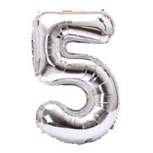 32inch Rainbow Gradient Number Foil Balloons