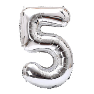 32inch Rainbow Gradient Number Foil Balloons