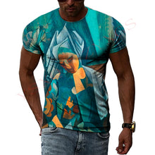 Spanish Impressionist Master Picasso Oil Painting 3D Print T-shirt