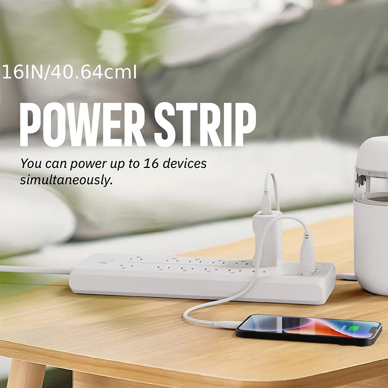 US Plug Multipurpose Power Strip Extension Cord