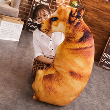 Creative Funny 3d Simulation Dog Throw Pillow Plush Toy