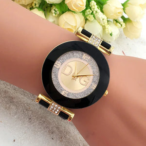 TOP DQG Silicone Band Quartz Wrist Watch