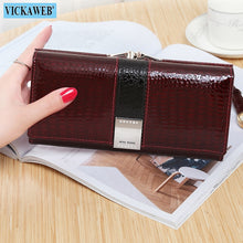 Patent Leather Long Wallet