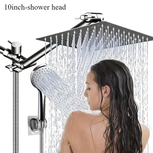 Chrome Plated Concealed Stainless Steel Pressurized Shower Head Set