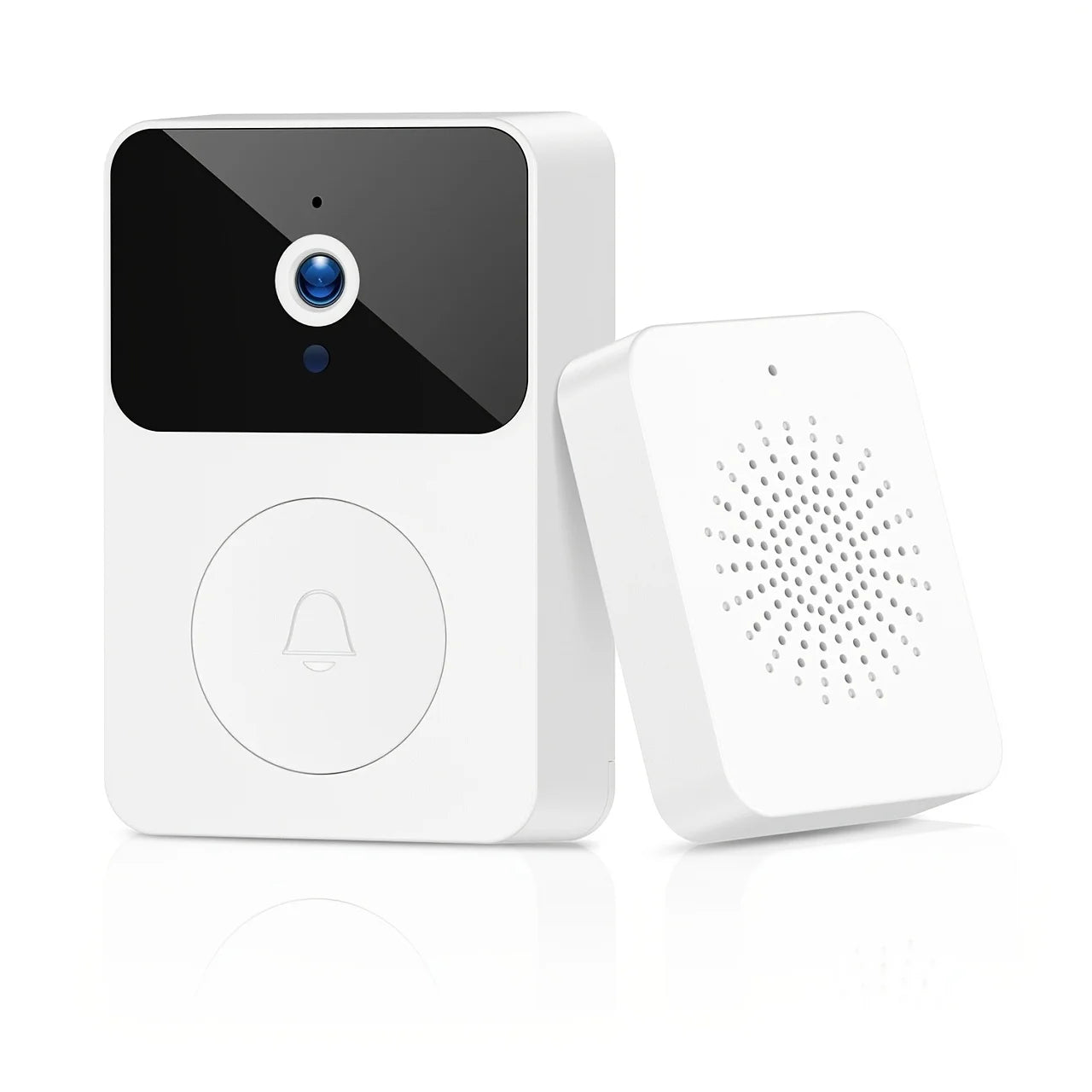 Smart Home Wireless Rechargeable HD Camera Two Way Audio Visual Doorbell