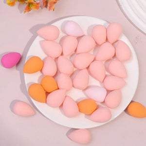 100pcs Mini Makeup Sponge Dry/Wet Use Face Powder Eggs