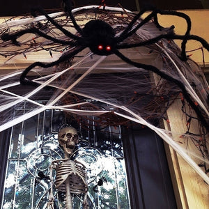 Big Plush Spider Horror Halloween Decoration