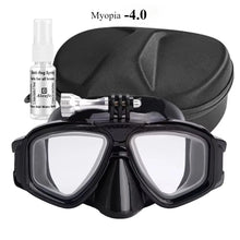 Tempered Lends Diving Mask with GoPro Mount