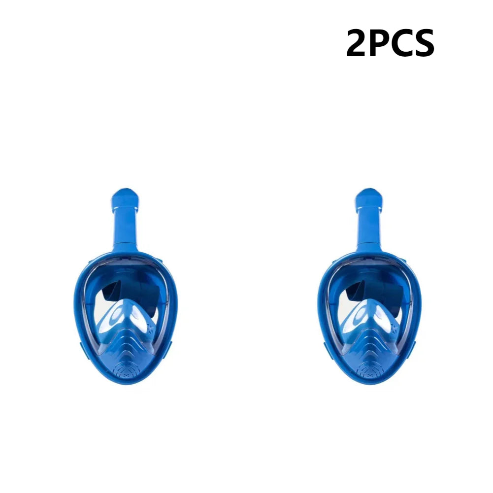 Full Face Snorkel Mask 180 Degree Panoramic View for Kids