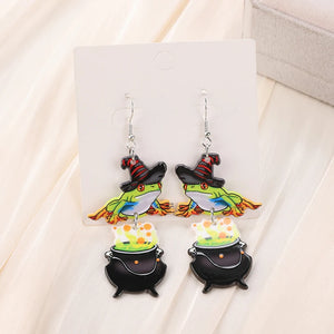 Christmas Animal Drop Acrylic Earrings
