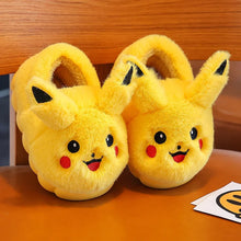 Cover Heel Cute Cartoon Plush Slippers