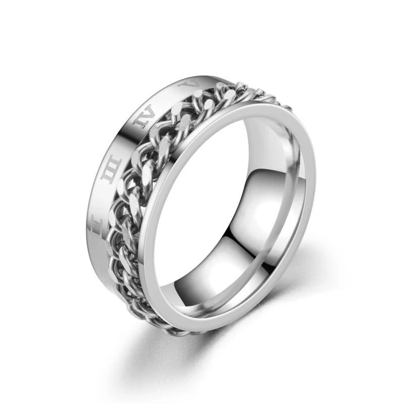 Titanium Steel Rotatable Chain Ring