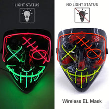 The Purge Horror Wireless LED Glow Mask