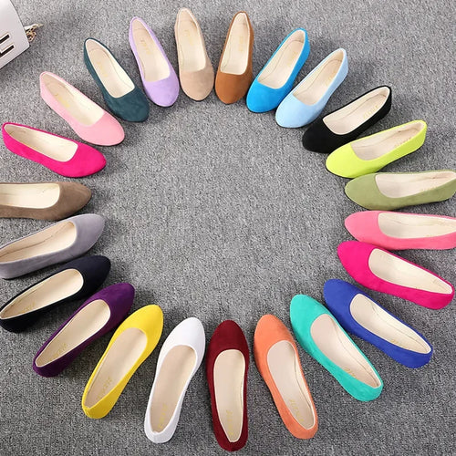 Slip on Candy Color Loafers