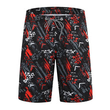 Colorful 3D Print Graphic Swim Trunks