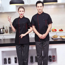 Short Sleeve Restaurant Chef Kitchen Work Uniform