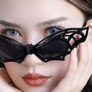 Halloween Retro Bat Shape Sunglasses