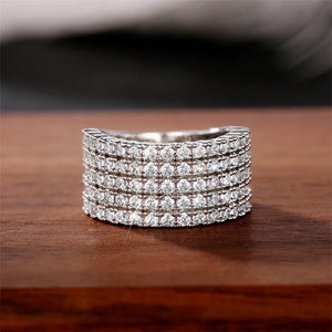 925 Sterling Silver Cubic Zirconia Ring