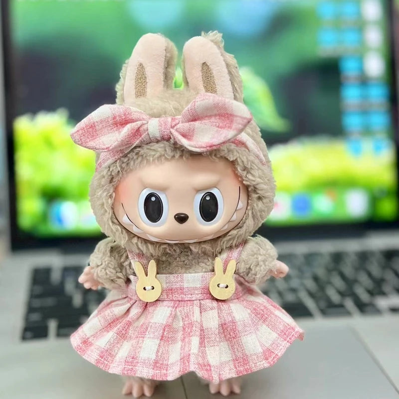 17cm Cute Mini Plush Doll Clothes