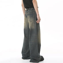 IEFB Washed Wide Leg Denim Pants