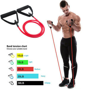 5 Levels Resistance Bands With Handles