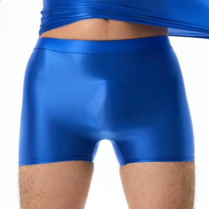 Shiny Glossy Transparent Ultra-thin Boxer Briefs