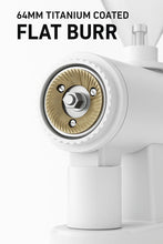 CAFOVO 64P Electric Variable Speed Coffee Grinder 64mm Flat Burr 600-1500 RPM Adjustable Anti-Static Coffee Grinding