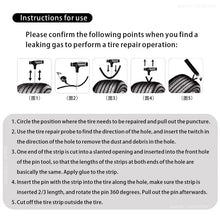 ZFOUEK Car Tire Repair Kit Puncture Plug Tools