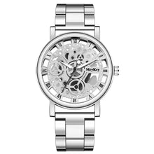 Hollow Skeleton Faux Mechanical Mesh Quartz Wrist Watch