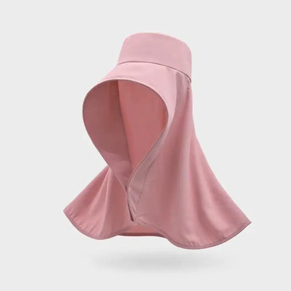 Large Over Shoulder Sunhat With Shawl