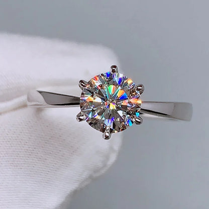 Huitan Classic and Simple Engagement Rings for Women