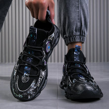 Breathable Designer Print Sneakers