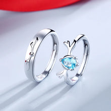 AAA Zircon Paired Couple's Rings