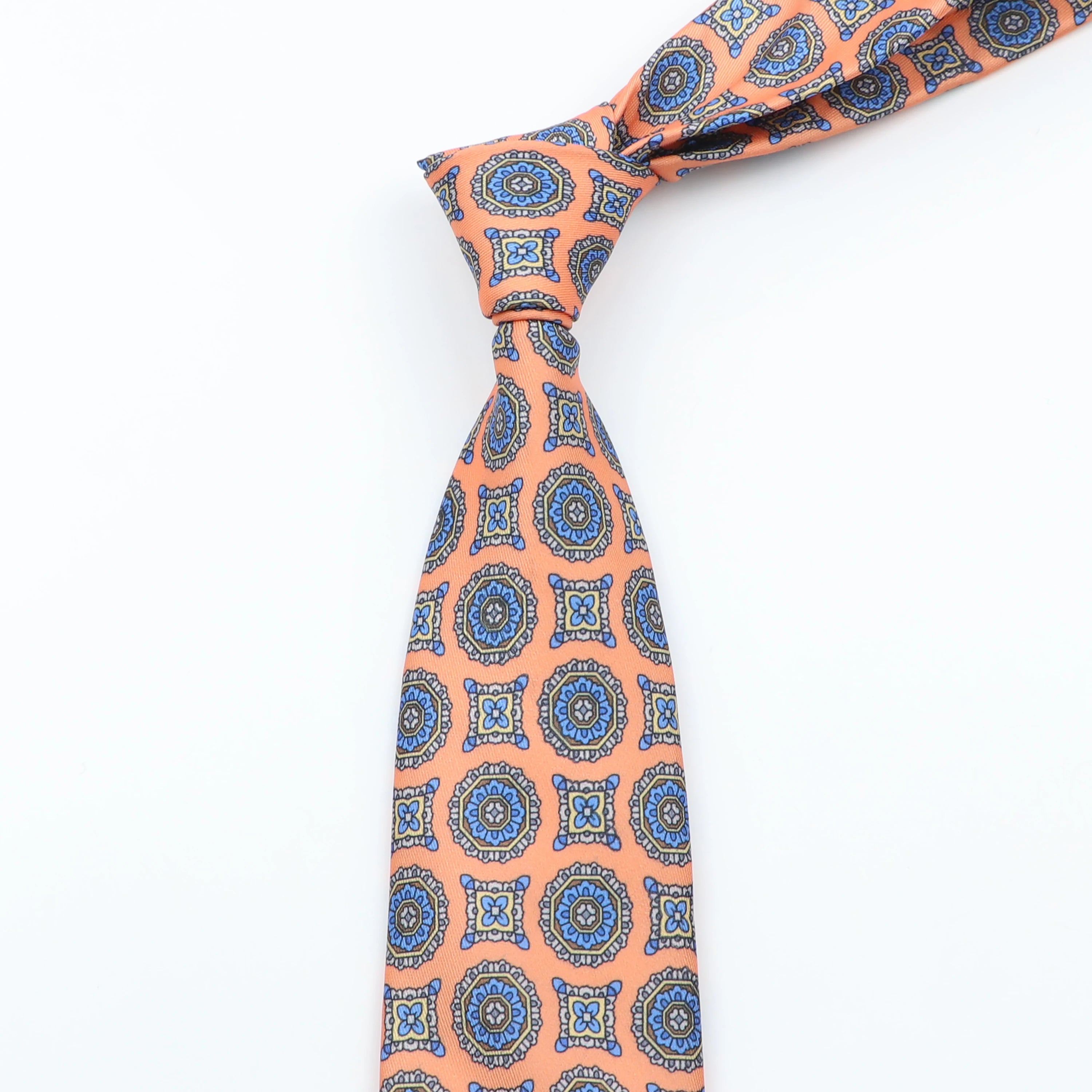 Silk 7.5cm Soft Colorful Novelty Necktie